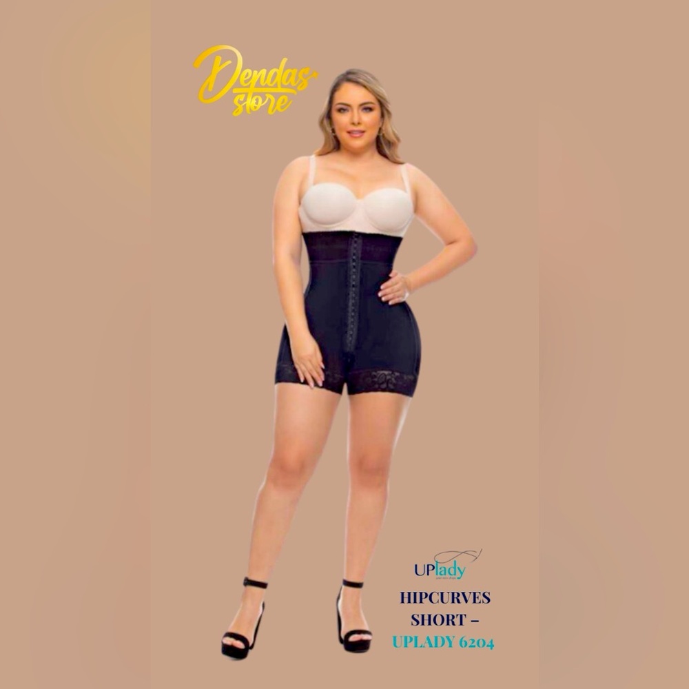 HipCurves Short – UPLady 6204 Black - Size 2XL